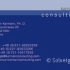 Visitenkarte-Karmann Consulting